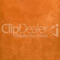 Orange leather texture closeup