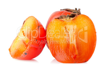 Ripe persimmons