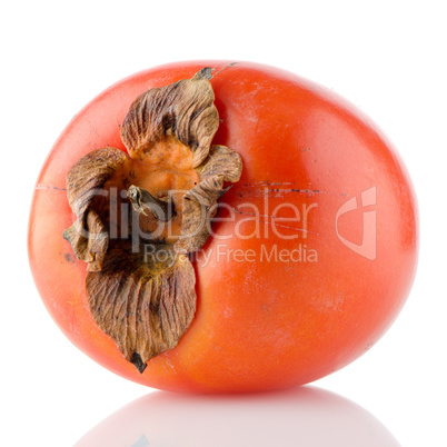 Orange ripe persimmon