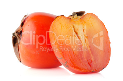Persimmon with slice
