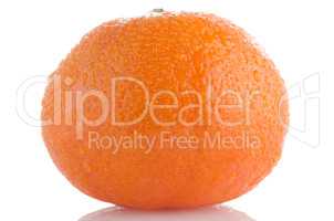 Ripe tangerine or mandarin