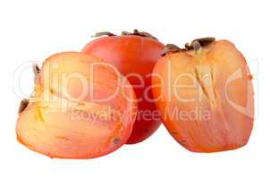 Ripe persimmons