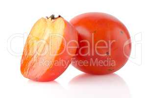 Ripe persimmons