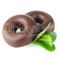 Chocolate donut cookies