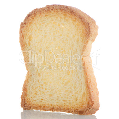 Slice of bread toasted