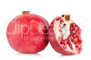 Ripe pomegranate fruit