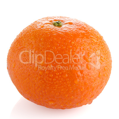 Ripe tangerine or mandarin