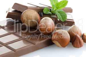 Chocolate Bar with hazelnuts