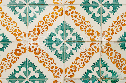 Old tiles detail