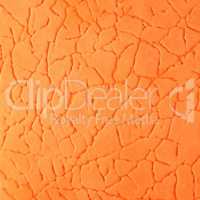 Orange leather texture closeup