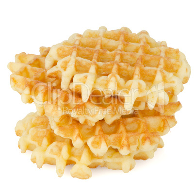 Pile of sweet waffles Pile of sweet waffles