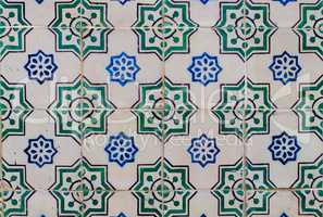 Vintage spanish style ceramic tiles