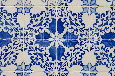 Portuguese glazed tiles.