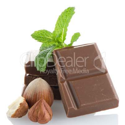 Chocolate Bar with hazelnuts