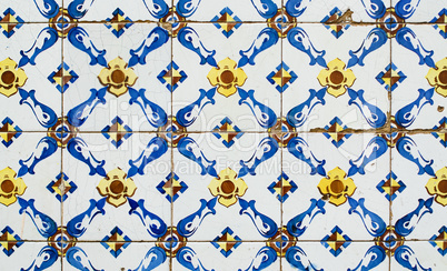 Old ceramic tiles