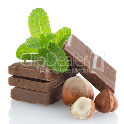 Chocolate Bar with hazelnuts
