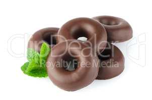 Chocolate donut cookies
