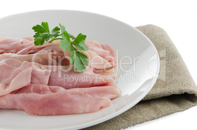 Ham slices