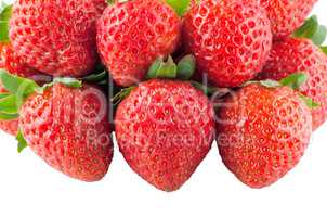 Appetizing strawberries