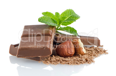 Chocolate Bar with hazelnuts