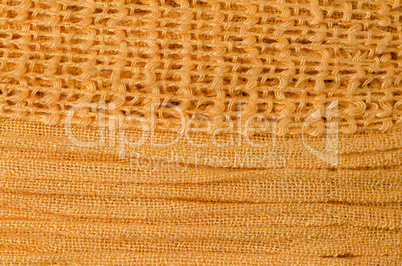 Yellow fabric background