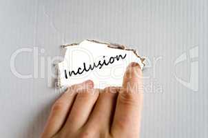 Inclusion text concept