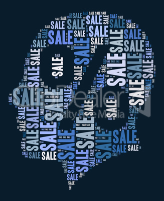 Sale word cloud concept