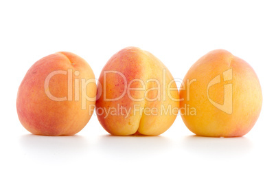 Three sweet peaches