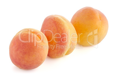 Three sweet peaches