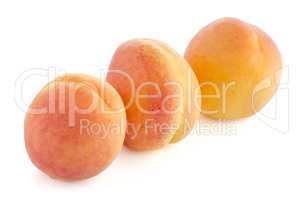 Three sweet peaches