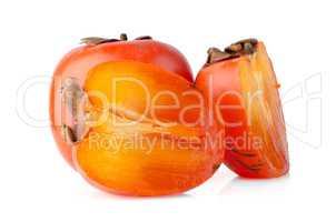 Ripe persimmons