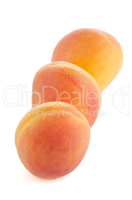 Three sweet peaches