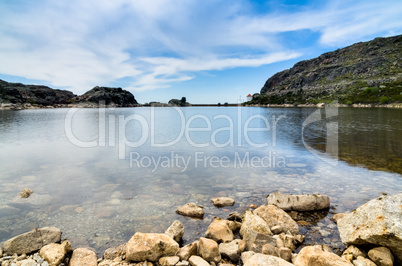 Lake in Serra da Estrela in Portugal