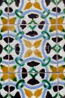 Traditional Portuguese glazed tiles