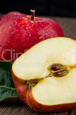 Apples closeup