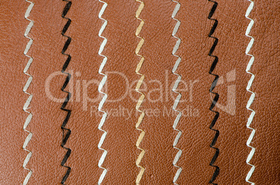 Closeup on a leather texture