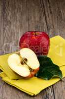 Apples in a napkin