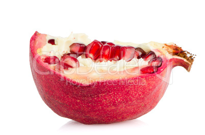 Ripe pomegranate fruit