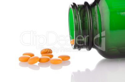 Pills from bottle