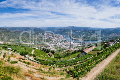 Panoramic view over River Douro