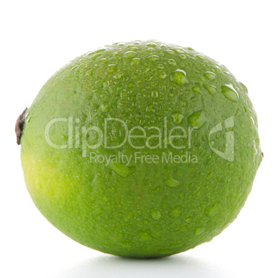 Fresh green lime