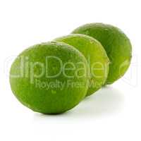 Fresh green limes