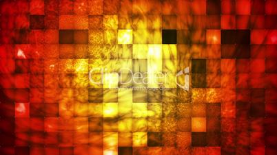 Broadcast Abstract Hi-Tech Smoke Tile Patterns, Red Yellow, Abstract, Loopable, HD