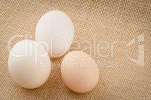 Three eggs