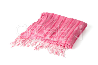 Warm scarf in pink