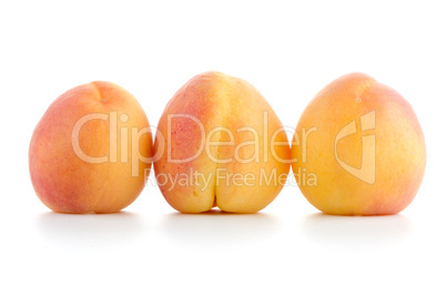 Three sweet peaches