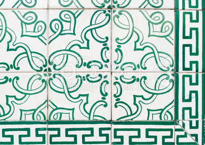 Ornamental old tiles