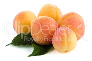 Five sweet peaches