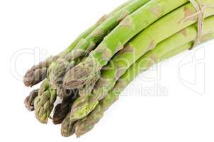Bunch of green asparagus.