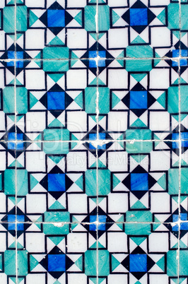 Traditional Portuguese glazed tiles